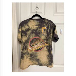 Vintage Vancouver Canucks Trevor Linden 16 Shirt 🏒 Custom Tie Dye NHL